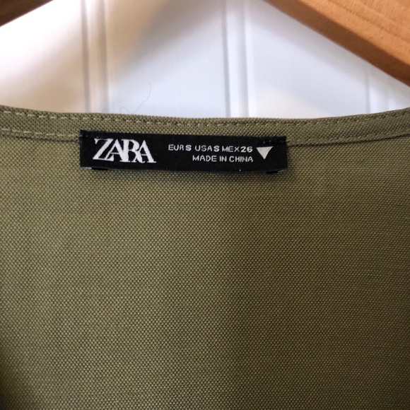 Zara Wrap Dress Size Small - Picture 5 of 7